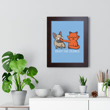Load image into Gallery viewer, Enjoy The Silence - Framed Poster