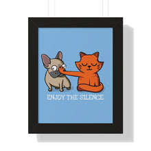 Load image into Gallery viewer, Enjoy The Silence - Framed Poster