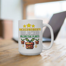 Load image into Gallery viewer, Achievement Unlocked: Unlimited Plants - 15oz mug