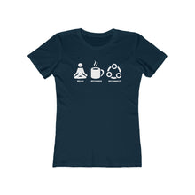 Load image into Gallery viewer, Relax Recharge Reconnect (coffee) - Women's T-shirt