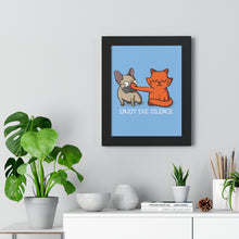 Load image into Gallery viewer, Enjoy The Silence - Framed Poster