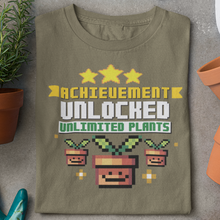 Load image into Gallery viewer, Ahchievement Unlocked: Unlimited Plants - Unisex T-shirt