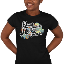Load image into Gallery viewer, Quiet Places, Happy Faces - Women's Tee
