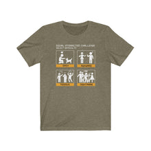 Load image into Gallery viewer, Social Interaction Difficulty Levels - Unisex T-shirt
