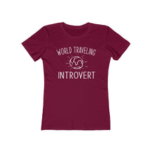 Load image into Gallery viewer, World Traveling Introvert - Women&#39;s T-shirt
