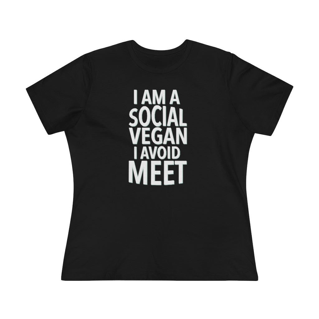 I AM A SOCIAL VEGAN I AVOID MEET