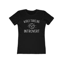 Load image into Gallery viewer, World Traveling Introvert - Women&#39;s T-shirt
