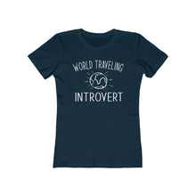 Load image into Gallery viewer, World Traveling Introvert - Women&#39;s T-shirt
