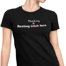 Load image into Gallery viewer, Resting Thinking Face - Women&#39;s T-shirt
