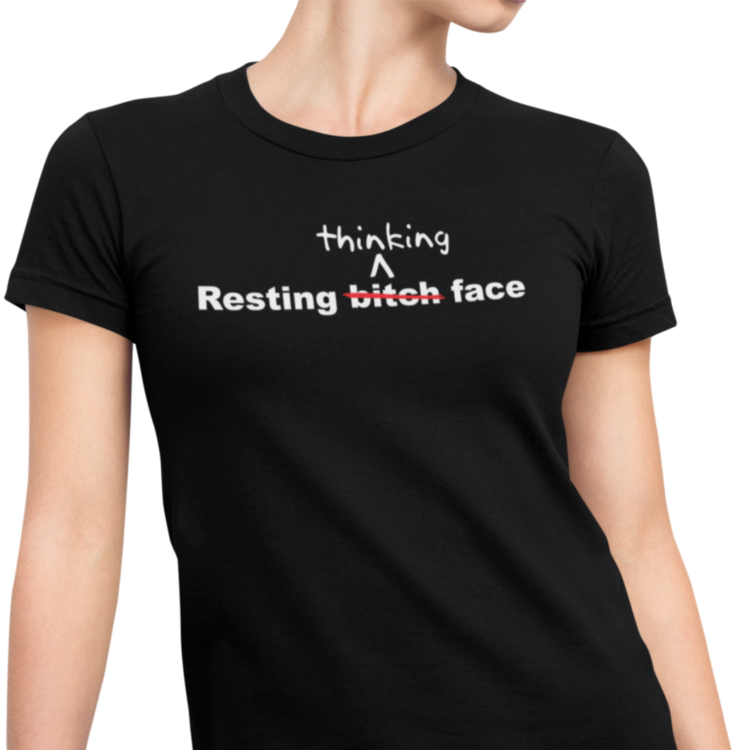 Resting Thinking Face - Women's T-shirt