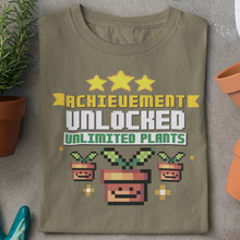 Load image into Gallery viewer, Ahchievement Unlocked: Unlimited Plants - Unisex T-shirt
