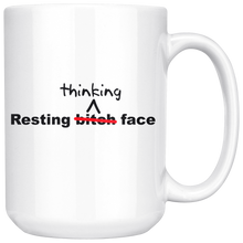 Load image into Gallery viewer, Resting Thinking Face - 15oz Mug
