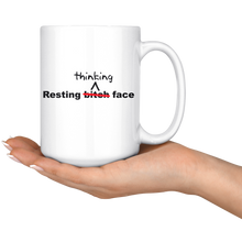 Load image into Gallery viewer, Resting Thinking Face - 15oz Mug
